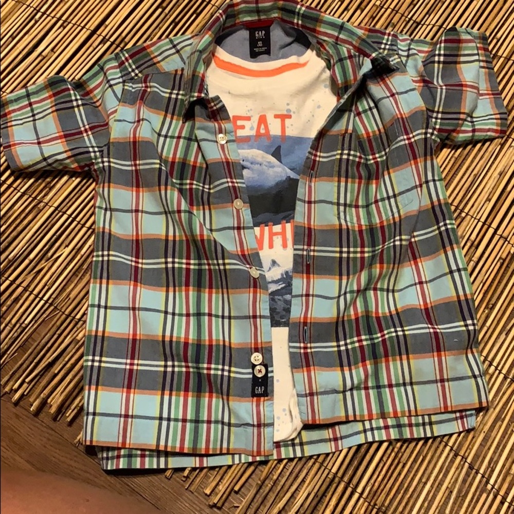 Gap plaid shirt